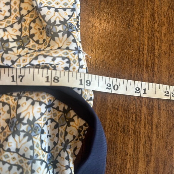 Robbie Bee | Sleeveless Geo/Floral Print Belted Midi Dress, Size 14 - Picture 11 of 12